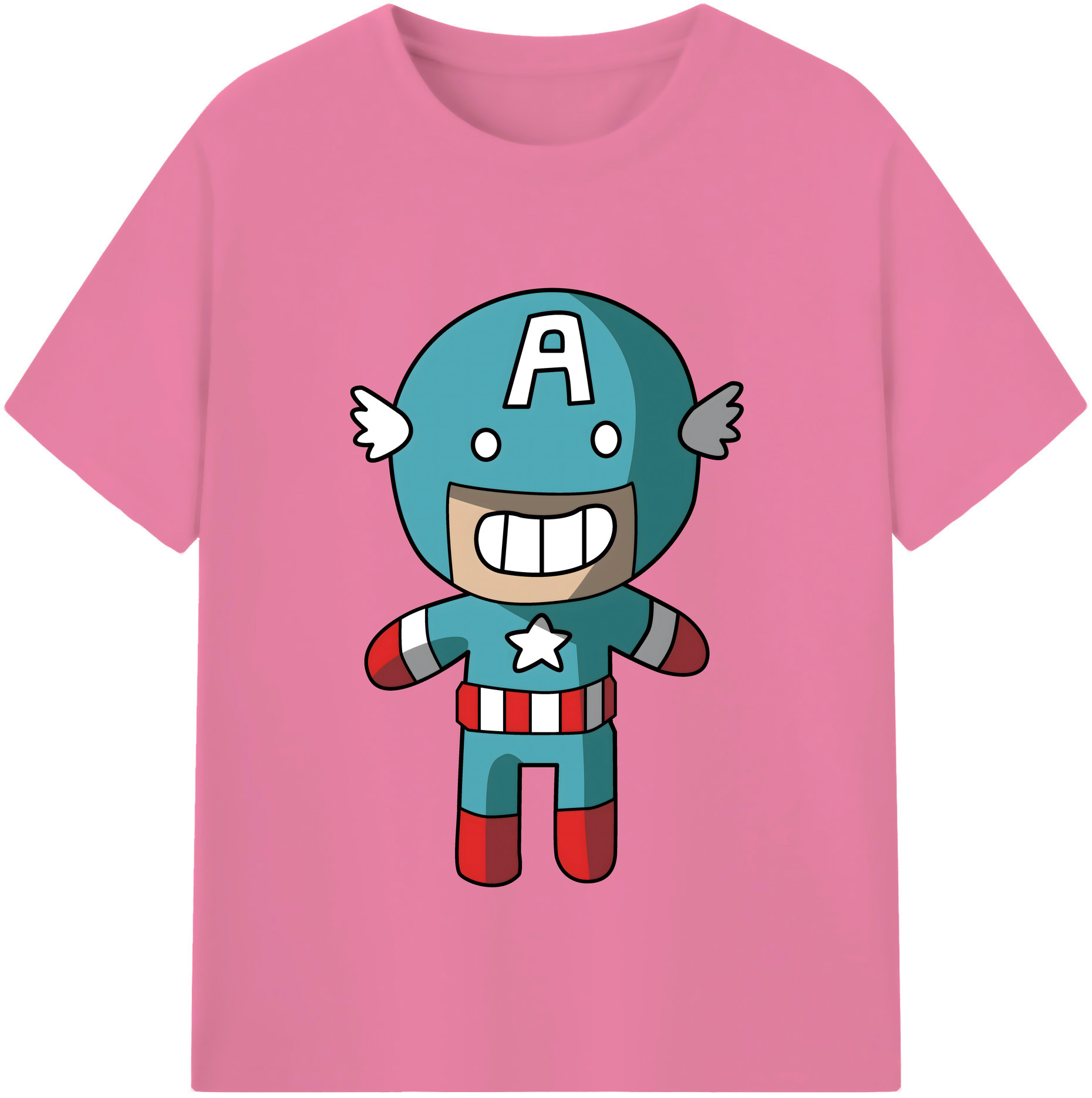 （画像用） アベンジャーズ The Avengers 綿100％半袖Tシャツ（フロントプリント）